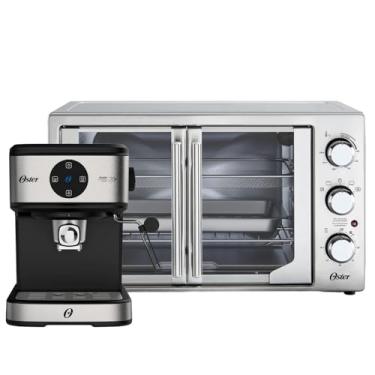 Imagem de Oster Kit Cafeteira Espresso Double e Forno e Fritadeira 42L French Door Oster - 220V