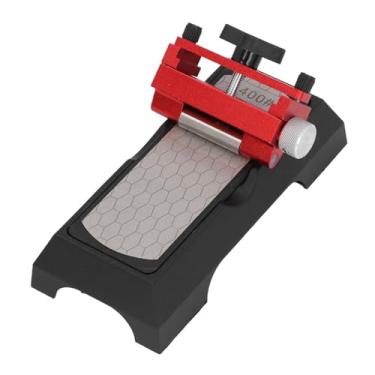 Imagem de Asixxsix Kit de afiação para cinzéis de dupla face, pedras de afiar profissionais de grão 400 e 1000, placa afiadora de facas, para cinzéis, cozinha e atividades ao ar livre