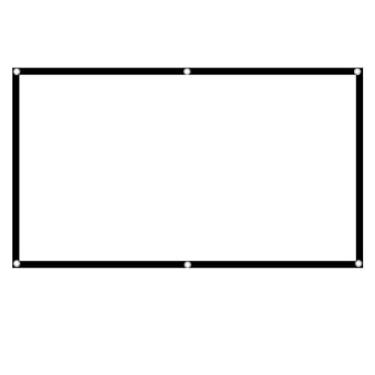 Imagem de Tela de Projetor Portátil HD Cortina de Projeção Dobrável de Poliéster para Home Office (Kavoletys9ufcdrwn-13)