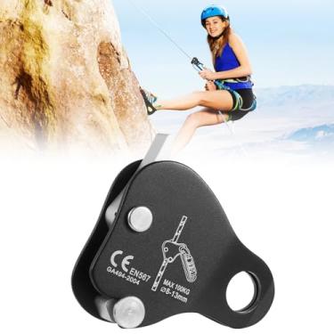 Imagem de Toyokar Dispositivo de proteção contra quedas, braçadeira de corda de escalada autotravante, equipamento de rapel de alta resistência para montanhismo, garra de corda de escalada, escalada ascendente