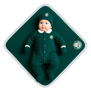 Imagem de Kit Bebê Palmeiras Tricot Verde Saída de Maternidade Oficial