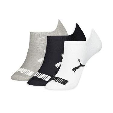 Imagem de PUMA Sapatilha Esportiva, Meias Feminino, Cinza/Preto/Branco, 39-43