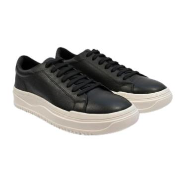 Imagem de Tenis Casual Masculino Polo London Club, Cano Baixo Couro Confort Premium (Preto, BR, Adulto, Numérico, 40)