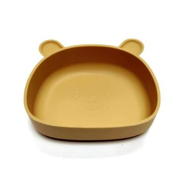Imagem de Prato De Jantar Infantil De Silicone Com Ventosa Em Forma De Urso, Ute