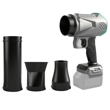 Imagem de Soprador de folhas sem fio para bateria Makita de 18 V, soprador portátil de 50.0000 RPM com bocal estendido, soprador de ar elétrico leve para pátio, garagem, carro, gramado e quintal (bateria não