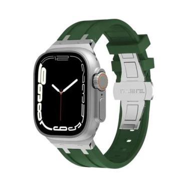 Imagem de Pulseira De Borracha Ultra Macia Para Apple Watch Band 49 45 44 41 42 