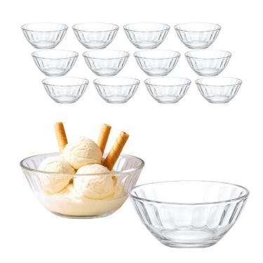 Imagem de Jogo 12 Potes De Sobremesa Tigela Bowl Taça De Vidro 250ml - Wellmix, 