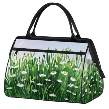 Imagem de Bolsa pequena para o fim de semana para mulheres e homens, design de autismo, bolsa de viagem dobrável, Cor: 5, 15.2*8.3*11.6 inch, Moderno