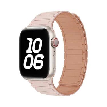 Imagem de Pulseira Magnética De Silicone Para Apple Watch 44mm 40mm 49mm 45mm 41