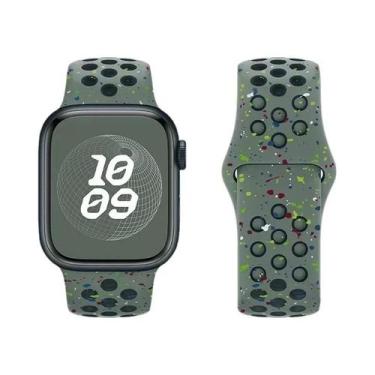 Imagem de Pulseira De Silicone De 49MM Para Apple Ultra, Faixa De Borracha Compa