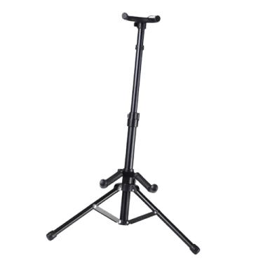 Imagem de menolana Suporte para violino com suporte para arco, para ukulele, ergonômico, portátil, tripé para instrumentos musicais.