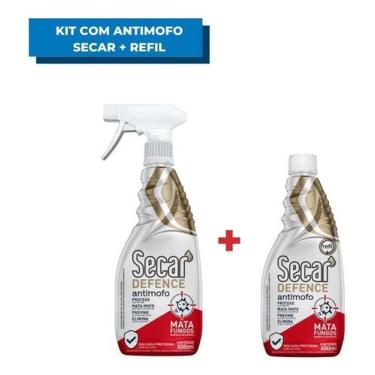 Imagem de Combo Anti Mofo Secar Defence 1 Gatilho E 1 Refil 500ml , Antimofo Def