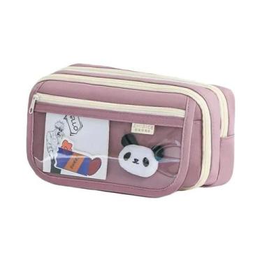 Imagem de Estojo De Lápis De Grande Capacidade Com 9 Camadas, Compartimento Tran