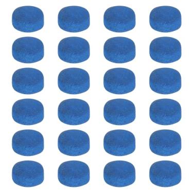 Imagem de YELARXI Pontas de taco de bilhar, kit de substituição de pontas de taco de sinuca, acessórios de reparo de tacos de piscina de couro de vaca - adequado para (tacos de mesa/suprimentos de jogos de