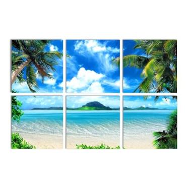 Imagem de YPY Painéis acústicos painéis de parede à prova de som: arte de parede com absorção de som, pacote com 6 painéis decorativos à prova de som de 183 x 122 cm, tratamento acústico com cancelamento de