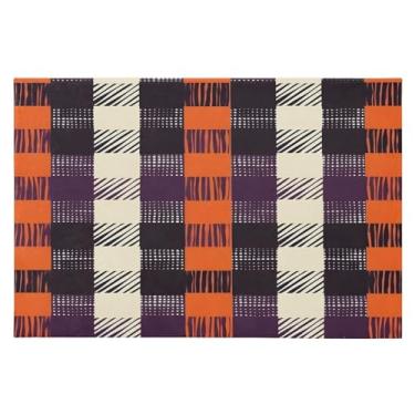 Imagem de CEBUGI Tapete de área 60 x 90 cm, macio, lavável, antiderrapante, com suporte de borracha, tapetes xadrez para sala de estar, quarto, decoração de casa