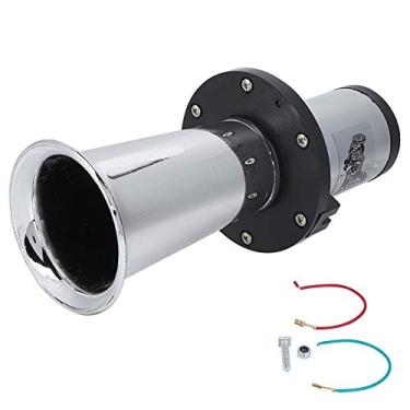 Imagem de BUZINA DE TROMPETE ALTA ESTILO VINTAGE PARA CAMINHÕES DE CARRO RVs 12V SOM CLARO