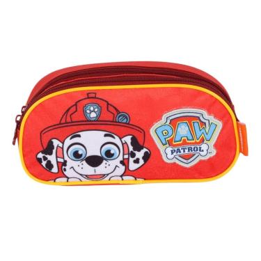 Imagem de Estojo Infantil Escolar Duplo - Patrulha Canina - Marshall - Luxcel