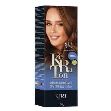 Imagem de Tonalizante Keraton sem Amônia Banho de Brilho Mel Marrom Dourado 100g