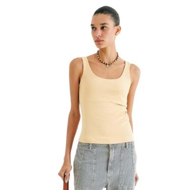 Imagem de Regata Hering Feminina Drapeada Em Ribana-Feminino