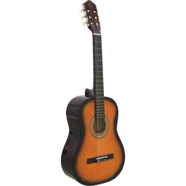 Imagem de Violão Clássico de Nylon para Destros Verniz Brilhante Com Tensor TCG 
