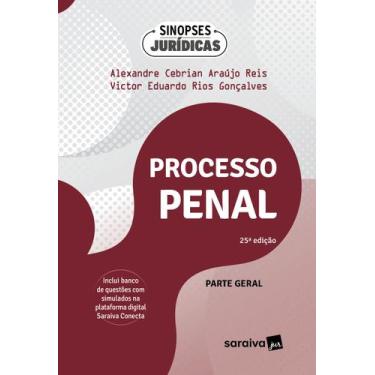 Imagem de Livro - Sinopses Jurídicas-Processo Penal - Parte Geral - 25ª Edição 2