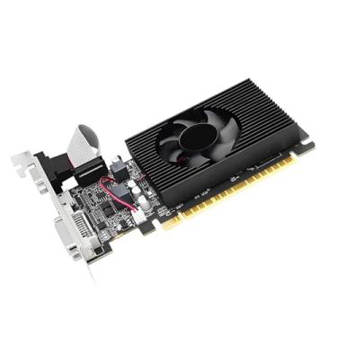 Imagem de Zyyini Placa Gráfica DDR3, Memória de 4 GB, Processadores 320 Stream para 7 8 10, Com Portas HDMI DVI VGA Perfil Baixo para Streaming de Vídeo Trabalho Tendências de Ações Navegação na
