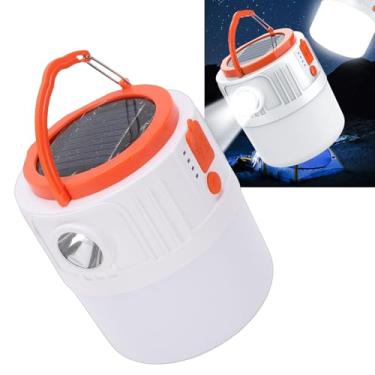 Imagem de Asixxsix Lanterna de Acampamento LED, Luz Solar de Acampamento, Fontes de Luz Duplas Recarregáveis ​​USB Com Controle Remoto e Escurecimento de Vários Níveis para Emergência Furacão
