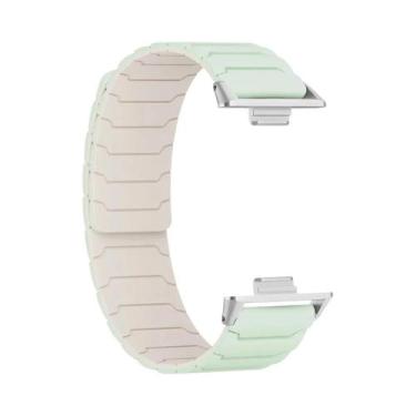 Imagem de Pulseira Magnética De Silicone Para Xiaomi MiBand 8 pro 9 pro Redmi Wa
