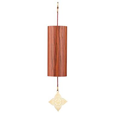 Imagem de Chakra Chimes Sinos de Vento Bambú Natural Corda Meditação Sino Campainha para Decoração Jardim Pátio Casa Zen Relaxamento