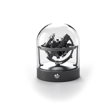 Imagem de DEWEGER Orbit Enrolador de relógio masculino automático, caixa única adequada para relógios Rolex e mecânicos preto