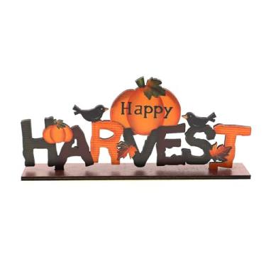 Imagem de Sclmgo Quadro de Letras Decorativo para Mesa com Tema de Outono E Colheita de ação de Graças - Enfeite para Sala de Jantar E Festas, Style D, Tamanho real