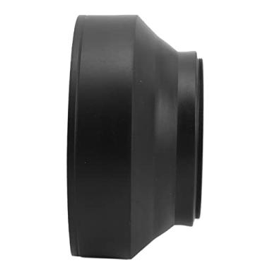 Imagem de GLOGLOW Lente de Câmera Capa de Lente Universal Dobrável de Borracha e Metal para Câmeras SLR e DSLR, Ajustável Em 3 Posições, Grande Angular Telefoto Compatível para Câmeras SLR e DSLR, 3 Posições