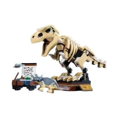 Imagem de Modelo De Blocos De Montar De Missão Aérea Com Espinossauro E Quetzalc