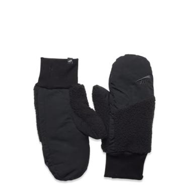 Imagem de Nike W Mitten Sherpa Luvas femininas na cor preta/preta/dk fumê cinza/dk fumaça cinza, tamanho: PP/S, N.100.4359.081.2S