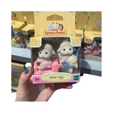 Imagem de Chaveiro Gêmeos Ursos Ovelha Branca Sylvanian Families, Figuras De Bri