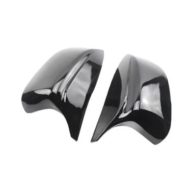 Imagem de Capa para espelho lateral traseiro de carro, 2 peças, compatível com infiniti q50 q50s q70 2014-2022 q60 qx30 2016 2017 2018 2019 2020(Bright Black A pair)