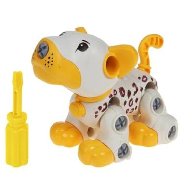 Imagem de Jungle Toys Brinquedos de Animais Selvagens Desmontáveis, Kit de Montagem com 6 Animais, Ferramentas Incluídas, para Crianças (Onça)