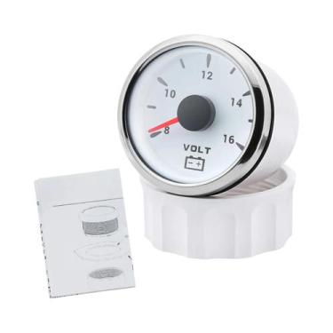 Imagem de Voltímetro Digital De 52mm Com Luz De Fundo LED De 7 Cores Para Veícul