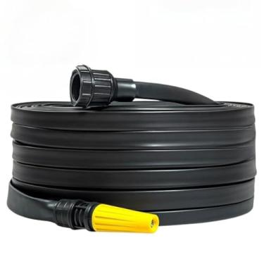 Imagem de Mangueira Antitorção Resistente E Reforçada Preta Para Jardim(35 Metros)