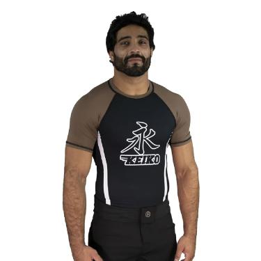 Imagem de Keiko, Rashguard Speed Manga Curta, Marrom, P