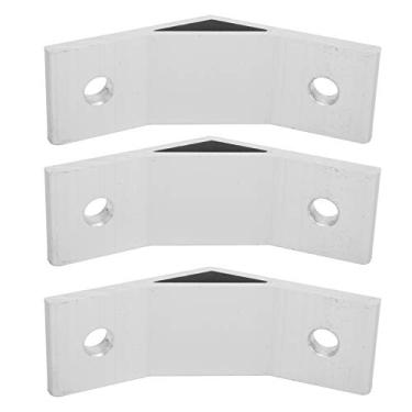 Imagem de Naroote Suporte de Canto de Liga de Alumínio de 135 Graus para Estrutura de Ranhura Em T 2020-100100, Conector de ângulo de Prata de Alta Resistência para Prateleira, 10 Peças (4040-135 graus)