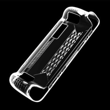Imagem de Capa para Steam Deck OLED, capa protetora de TPU, capa macia, capa antiqueda para máquina de jogos (transparente)
