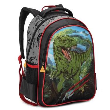 Imagem de Mochila de Costas Alças Grande Escolar Menino Reforçada Ensino Fundame