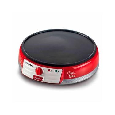 Imagem de Máquina para crepes Ariete 202 Retrô Party Time vermelha 1000w 220 volts
