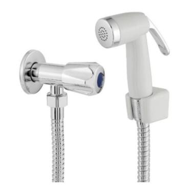 Imagem de Ducha Higiênica Completa Banheiro Engate Flexível Inox 1,50m + Gatilho