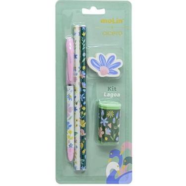 Imagem de Kit Escolar Cícero 1CAN+2LÁPIS+1BORR+1APON - Molin