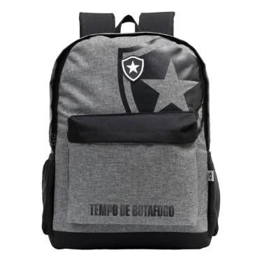 Imagem de Mochila Botafogo Escolar Esportiva Xeryus Cinza Oficial-Masculino