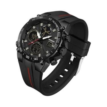 Imagem de Relógio De Quartzo Masculino À Prova d'Água 50M SANDA 6262 Cronógrafo 