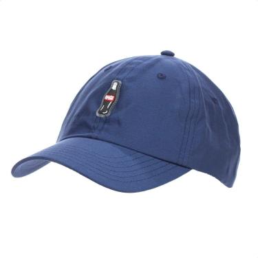 Imagem de Boné Coca Cola Microfibra Garrafinha Aba Curva Azul Marinho - Único-Unissex